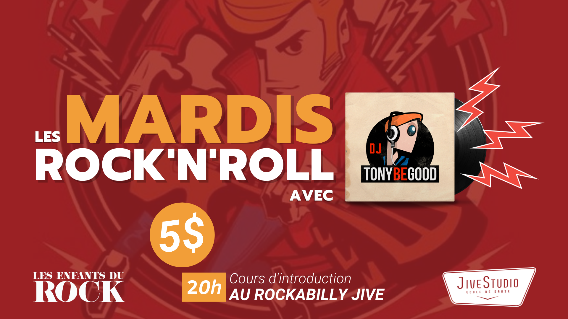 Les mardis Rock n Roll aux Enfants du Rock